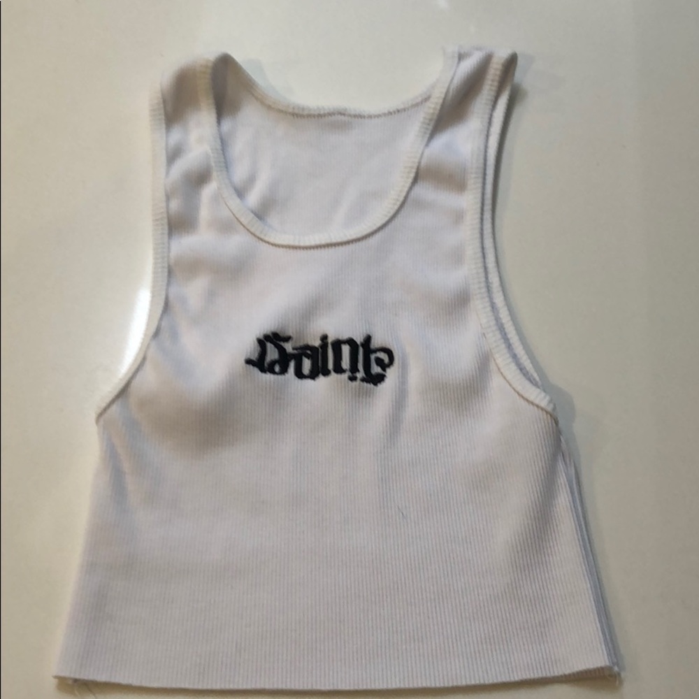 Adorable Ribbed “muscle tee”